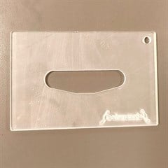 Akrilik 4mm Tele Manyetik Neck Şablon