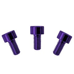 Floyd Rose FRNCSPLP Üst Eşik Kilit Mor Anodize Çelik  Vida Set 3 Adet