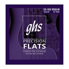 Ghs 3050 Precision Flats Tıraşlı 4 Tel Bas Teli 0,55-105