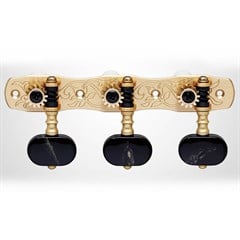 Gotoh 35G1800BB Masif Pirinç Klasik Gitar Burgusu Takım (3-3 Dizilim) (RS Sistem)
