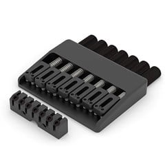 Hipshot 4H700B-LP 7 Tel Low Profile Headless Gitar Köprü Sistemi Siyah