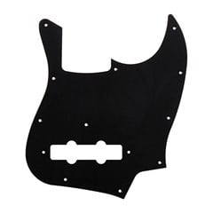 Hosco Japan JBP1B Jazz Bas Pickguard Tek Kat Mat Siyah 11 Delik