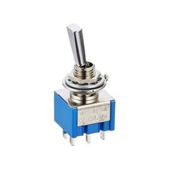 Hosco Japan ONONC 2 Yollu Gitar Mini Switch (On On) Krom