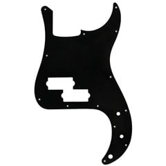 Hosco Japan PBP1B Precision Bas Pickguard Tek Kat Mat Siyah 13 Delik