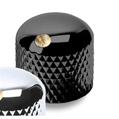 Partsland KSDBK Alyanlı Pirinç Mini Knob Siyah