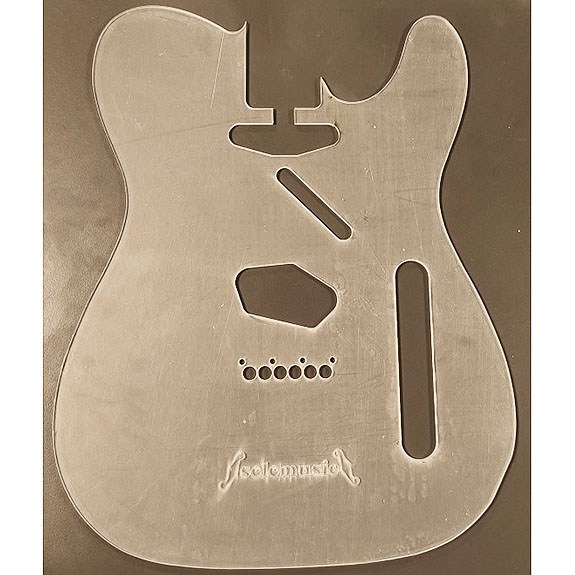 Akrilik 4mm Tele Standart Gövde Şablonu