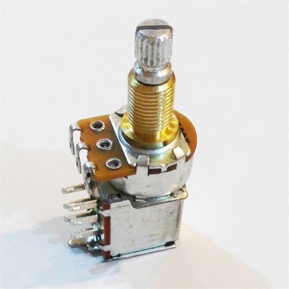 Alpha H74 Push-Pull A250K Switchli Pirinç Shaft Gitar Potu