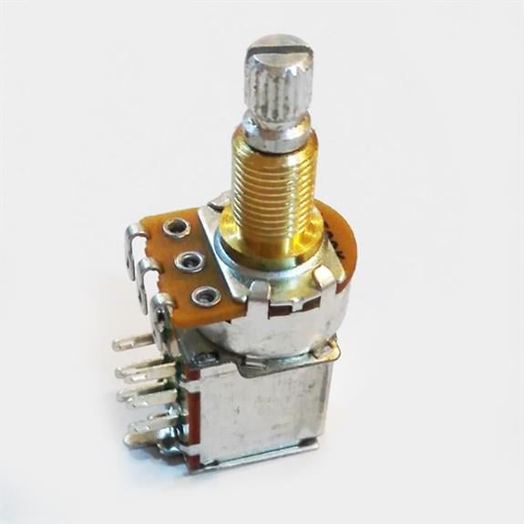 Alpha H74 Push Pull A500K Switchli Pirinç Shaft Gitar Potu