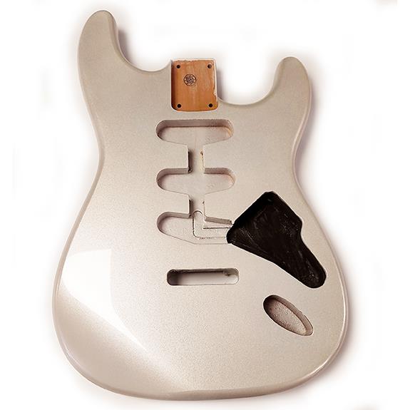 American Alder 3 Parça Strat Gövde Metallic Silver