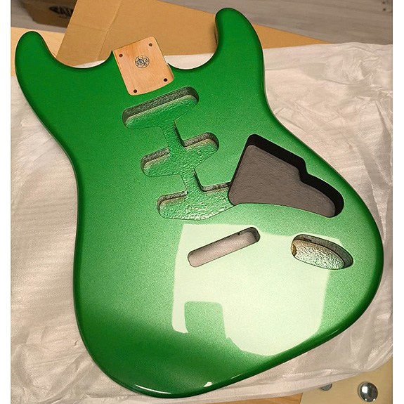 American Alder 3 Parça Strat Gövde Metallic Green