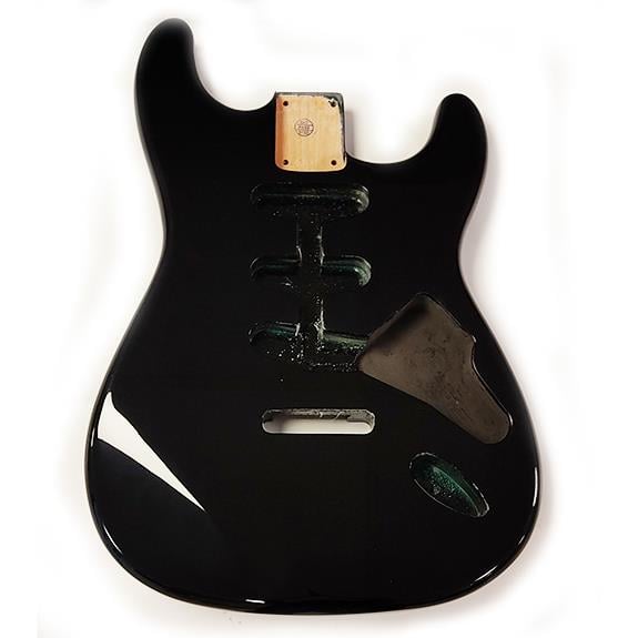 American Alder 3 Parça Strat Gövde Siyah