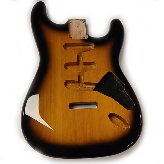 American Alder 3 Parça Strat Gövde Sunburst 2TS