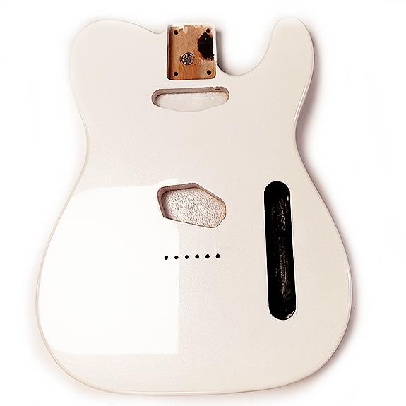 American Alder 3 Parça Tele Gövde Pearl White