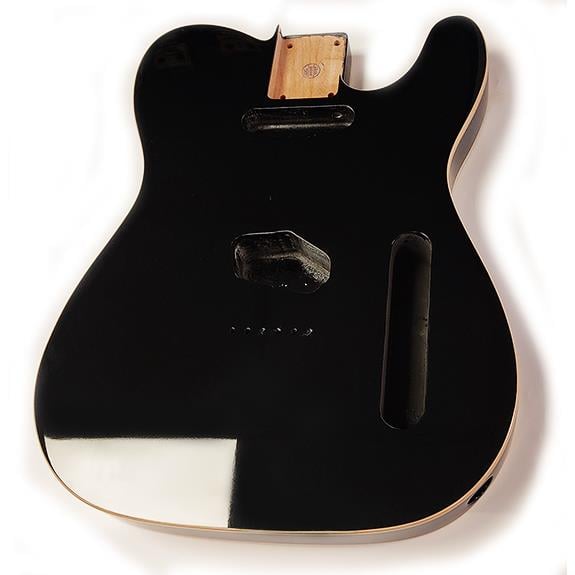 American Alder 3 Parça Tele Gövde Siyah Double Binding