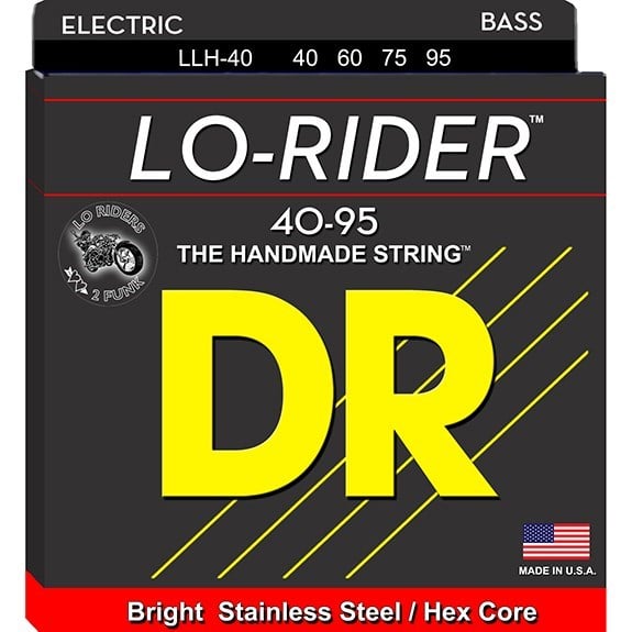 DR Lo Rider LLH-40 Bas Gitar 40-95 Uzun Ömürlü Takım Tel (El yapımı)