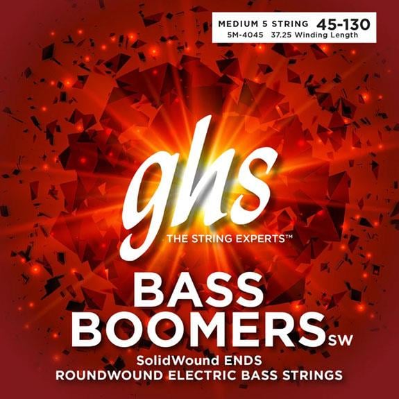 Ghs 5M4045 Solidwound Boomers 5 Tel Bas Gitar 0,45 Takım