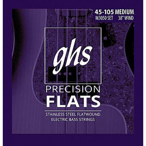 Ghs M3050 Precision Flats Tıraşlı 4 Tel Bas Teli 0,45-105