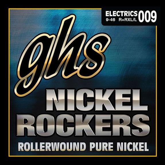 Ghs R+RXL Rollerwound Nickel Rockers Saf Nikel Takım Elektro Gitar Tel 0,9