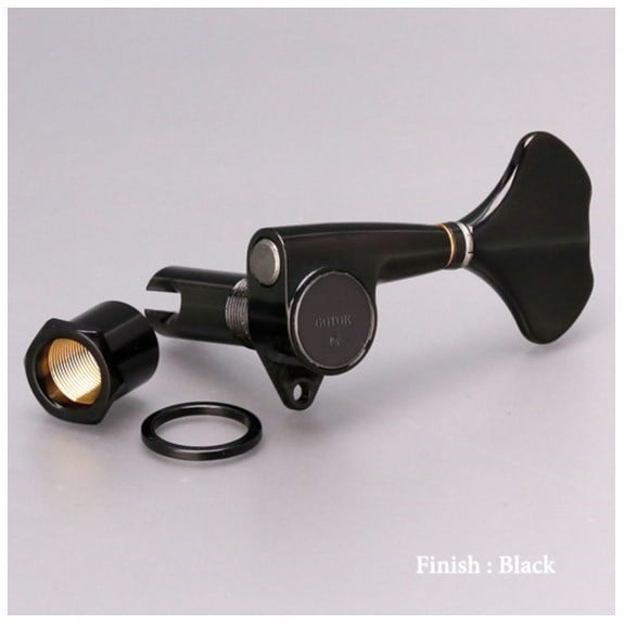 Gotoh GB707B Bas Gitar Burgu Seti Siyah (2-2 Dizilim)