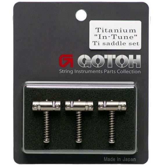 Gotoh in tune Telecaster Saddle Seti Titanyum