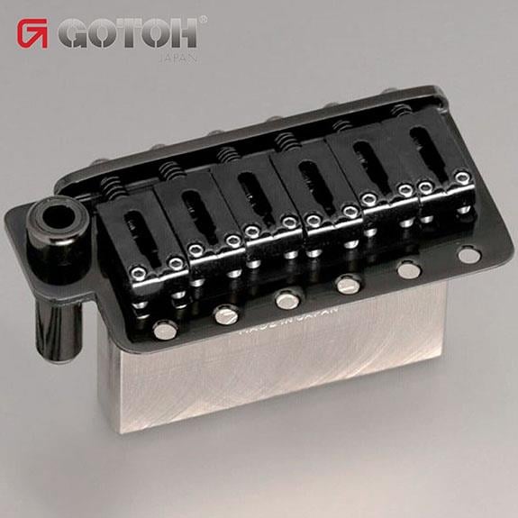Gotoh NS510TSFE2B Strat Elektro Gitar Tremolo Köprü 10,5mm Siyah (Çelik Blok)