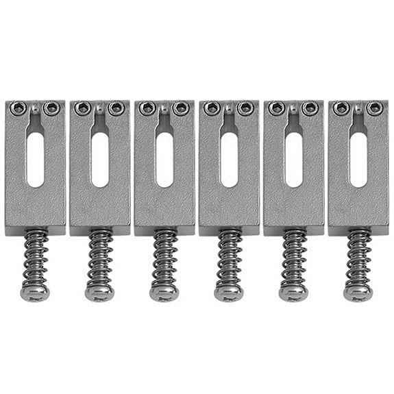 Gotoh S22C Modern Telecaster Saddle Seti Çelik - Krom