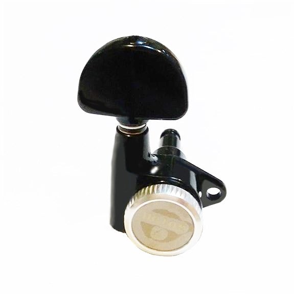 Gotoh SG301MGT BK Magnum Lock Trad. Kilitli Gitar Burgu Seti (3-3 Dizilim)