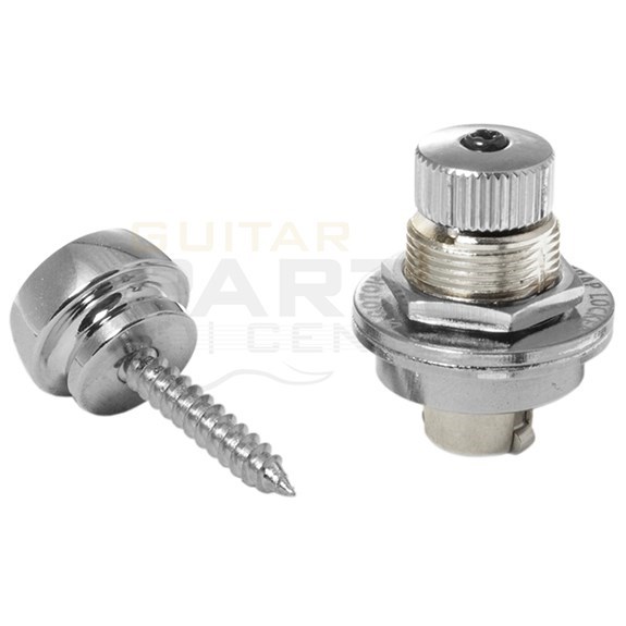 Gotoh SLR Straplock Askı Kilidi Krom - Tek