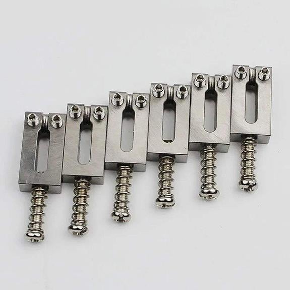 Guyker Elektro Gitar Titanyum Saddle Set 10,5mm
