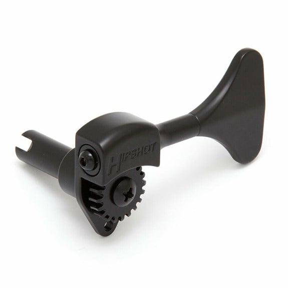 Hipshot Licenced Ultralite Y Key Tekli Bas Gitar Burgu Sol Siyah (3/8) (Ekstra hafif)