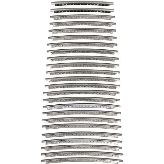 Hosco Japan HFSM1 Stainless Steel Fret Kesik Set Medium Jumbo Radius 10'