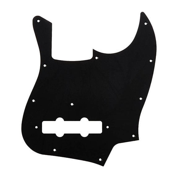 Hosco Japan JBP1B Jazz Bas Pickguard Tek Kat Mat Siyah 11 Delik