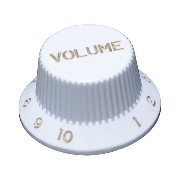 Hosco Japan KW240VI Volume Knob Beyaz - İnç ve Metrik
