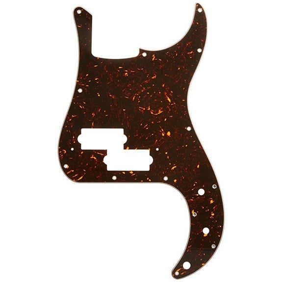 Hosco Japan Precision Bas Standart Pickguard Tortoise 4 Kat - 13 Delik