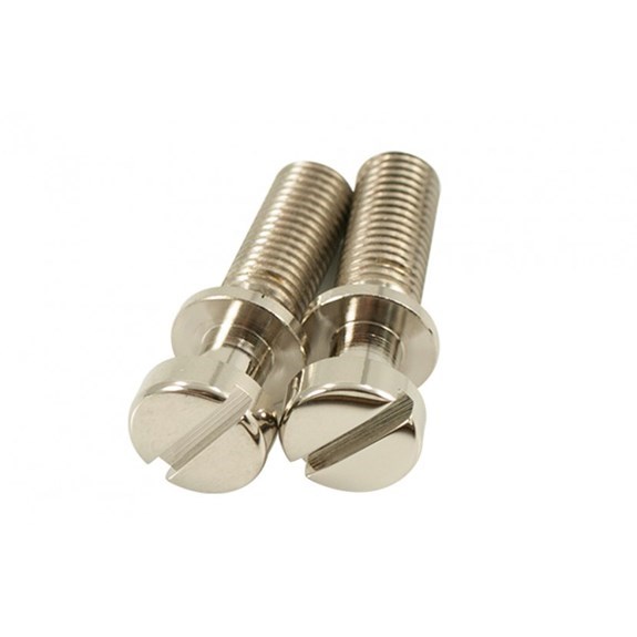 Kluson USA Orijinal Gibson Tailpiece Vida Çifti Nikel - İnç