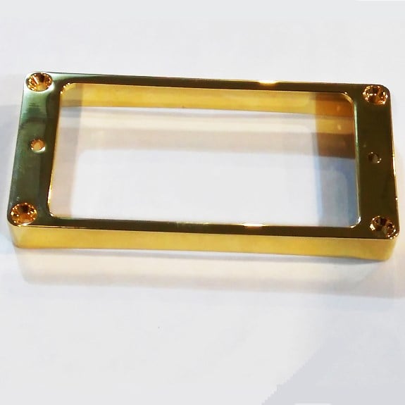 Partsland LP Humbucker Metal Manyetik Çerçevesi Altın - Bombeli - Köprü