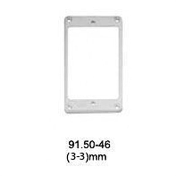 PR005FWH Humbucker Manyetik Çerçevesi Beyaz - Düz - Sap