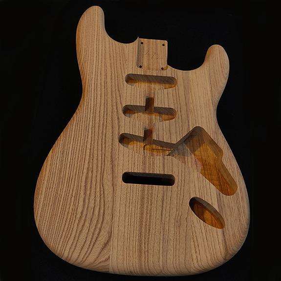 Roasted Lightweight Swamp Ash 3 Parça Strat Gövde 1,7kg