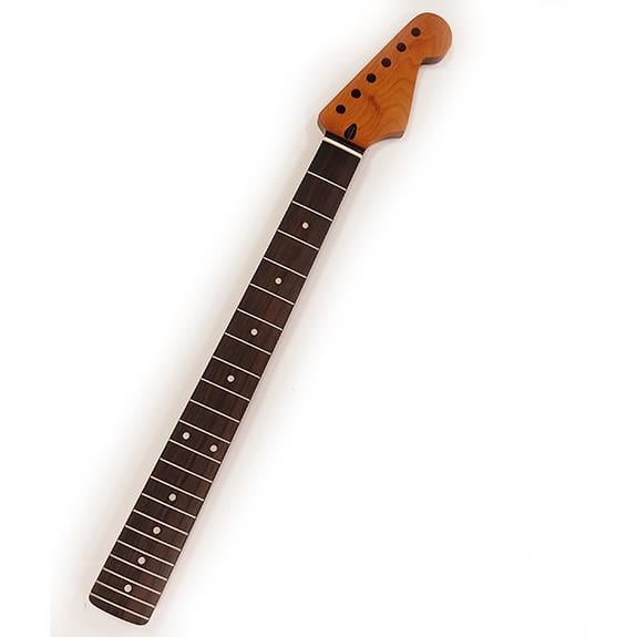 Roasted Maple 22 Perde Secret Tang Strat Sap Rosewood Tuşe Ceviz Plug