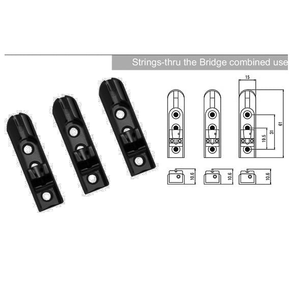 S.I.C BB214BK 4 Tel Bas Köprüsü Siyah