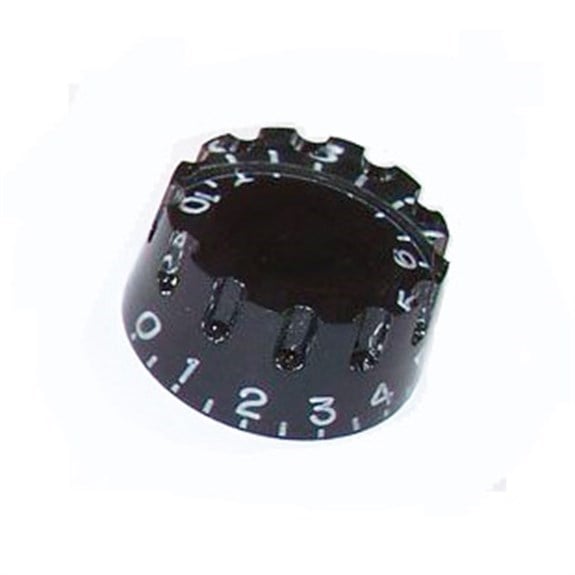 S.I.C KSP23 Tırtıklı Speed Knob Siyah