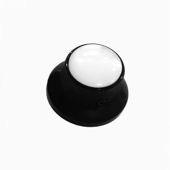 S.I.C NP02BK Alyanlı Metal Knob Siyah - Gerçek Sedef 