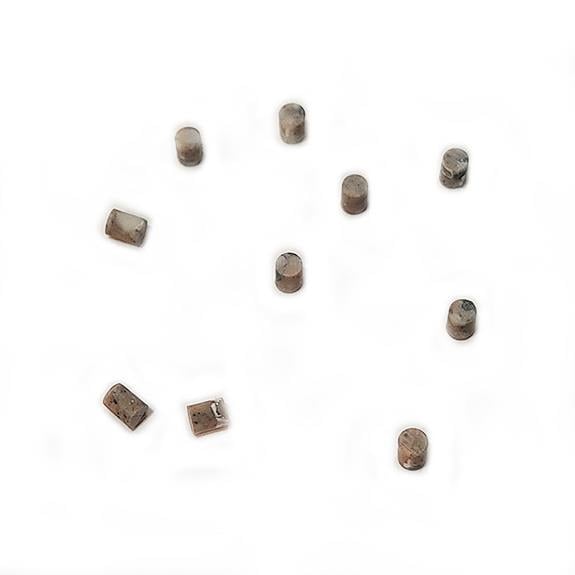 S0512 Kakma Gitar Pozisyon Noktaları Pembe Kalsit Taşı 10 Adet Set