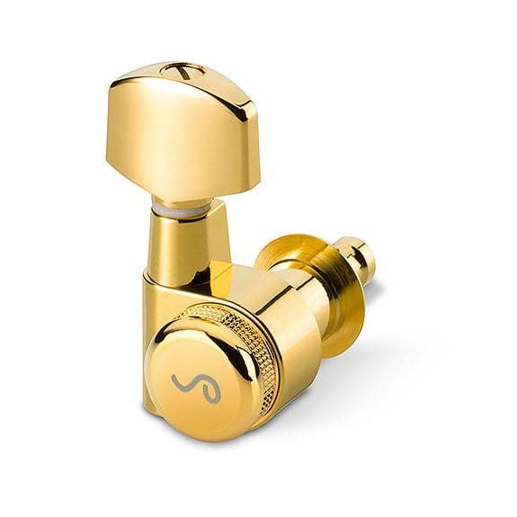 Schaller 2 Pin Locking Kilitli Burgu Seti Yavaş Tur Altın (3+3 Dizilim) 