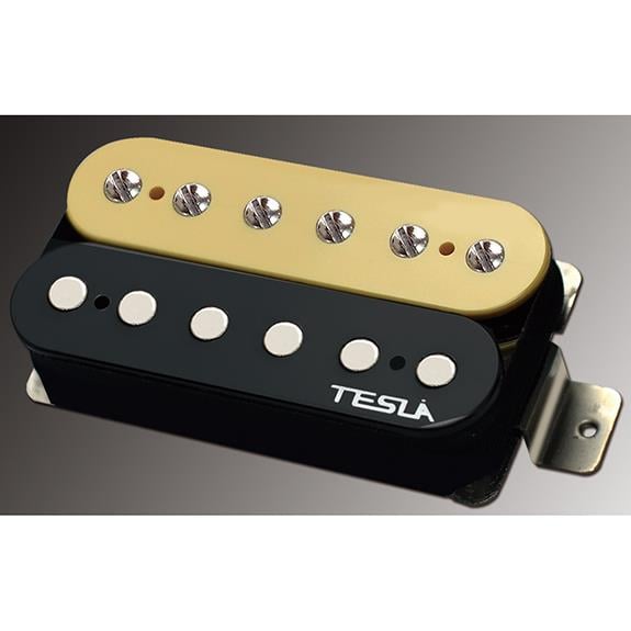 Tesla Plasma X1 Alnico 5 Humbucker Manyetik Köprü Zebra