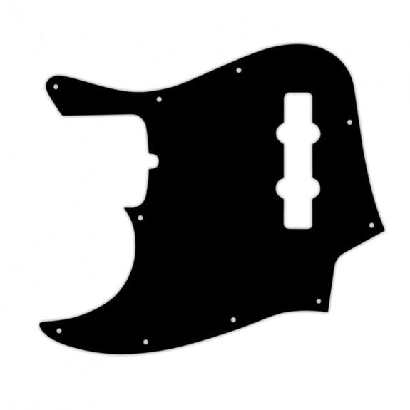 WD Orijinal Fender USA Solak Jazz Bass Pickguard 3 Kat Siyah (El Yapımı)