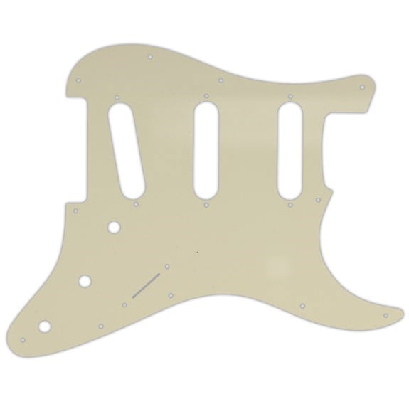 WD Orijinal Fender VooDoo Jimi Hendrix Tribute Stratocaster Pickguard 3 Kat Parchment (El Yapımı)
