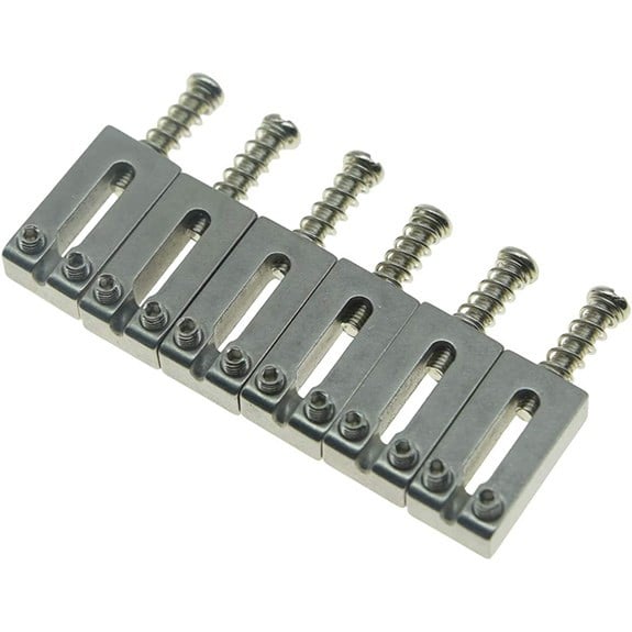 Wilkinson PS202 Elektro Gitar Paslanmaz Çelik Saddle Set 10,5mm
