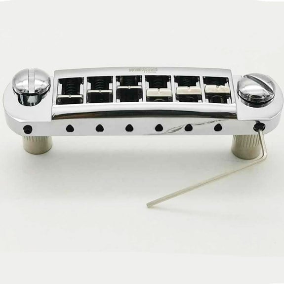 Wilkinson WOGT3 T.O.M Tailpiece Wrapover Sistem - Krom