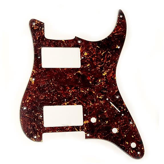 XD22HH USA/Mex Strat Elektro Gitar Pickguard 4 Kat Tortoise 11 delik
